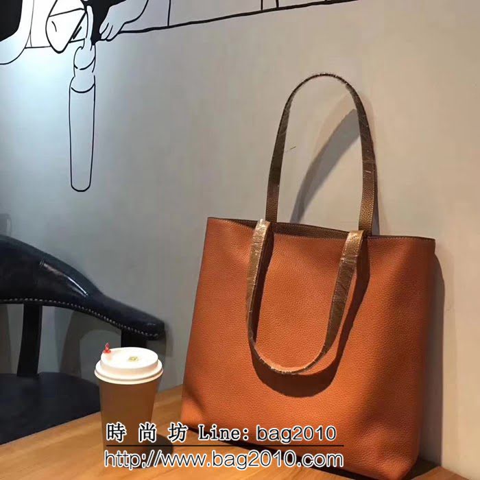 愛馬仕Hermes 原版牛皮 雙面購物袋 0AM1592